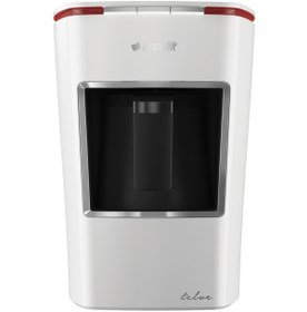 Resim Arçelik K 3400 Telve Beyaz Türk Kahve Makinesi 