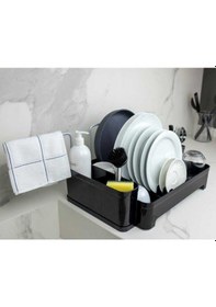 Resim Primanova Kiev Bulaşıklık Siyah Bulaşık Sepeti M-e74-06 Siyah 