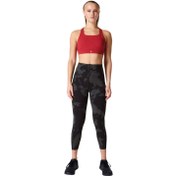 Resim Sweaty Betty Power Ultrasculpt High Waist 7/8 Kadın Siyah Fitness Tayt 
