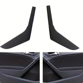 Resim Volkswagen Golf MK6 (2009-2013) için 1 Adet Siyah Kapı Kolu Kılıfları - Sol Taraf, Dayanıklı Plastik İç Aksesuarlar, Şık Siyah Bitiş, Kolay Kurulum, Çizik Koruma 