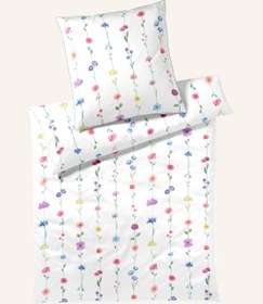 Resim FLOWER SHOW Mako Jersey Nevresim Takımı Pamuk & Bambu Karışımı - beyaz 