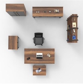 Resim Robinhome Robin Home Vivaldi Abcdef Ofis Büro Masa Takımı Barok 