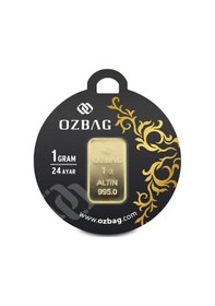 Resim AgaKulche 24 Ayar 1 gr 995 Özbağ Külçe Altın 