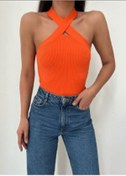 Resim Stylish Kolsuz Bluz 