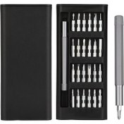 Resim 25-in-1 Hassas Tornavida Seti, Mobil Telefonlar ve Tabletler için Çok Fonksiyonlu Tamir Aracı Kiti, Dayanıklı Plastik, Çeşitli Uç Başlıkları, Şarj Edilmemiş - Temel Elektronikleri Çıkarma Aracı 