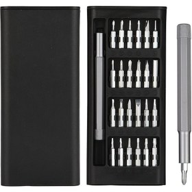 Resim 25-in-1 Hassas Tornavida Seti, Mobil Telefonlar ve Tabletler için Çok Fonksiyonlu Tamir Aracı Kiti, Dayanıklı Plastik, Çeşitli Uç Başlıkları, Şarj Edilmemiş - Temel Elektronikleri Çıkarma Aracı 