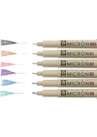 Resim Sakura Pigma Micron Renkli Çizim Kalemi 0.8 MM Siyah 