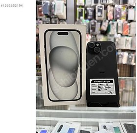 Resim Apple iPhone 15 İkinci El TR | 128 GB | Siyah 