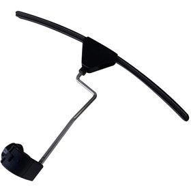 Resim Meliset Oto Araç Koltuk Arkası Elbise Askısı Plastik+Krom Kıyafet Askılığı 