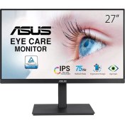 Resim Asus VA27EQSB 27 IPS Freesync 1920X1080 5ms 75Hz 300CD Dp HDMI VGA USB Hoparlör Vesa 3yıl Eyecare, Flıcker-Free,dusuk Mavı Isık,pıvot Monitör 