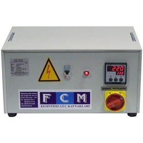 Resim Fcm 7.5 KVA Rölesiz Otomatik Voltaj Regülatörü 