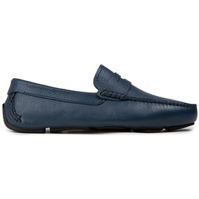 Resim Deery Erkek Hakiki Deri Mavi Loafer Penny - E0920mmvıc01 