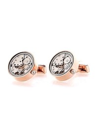 Resim Omark Cotton Watch Rose Saat Mekanizmalı Kol Düğmesi Abgwy363 