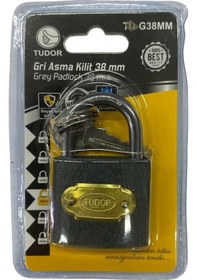 Resim Ennalbur Tudor 38 Mm Kısa Gri Asma Kilit 