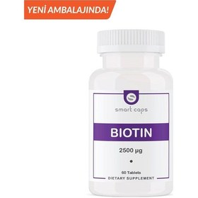 Resim Smartcaps Biotin 2500 60 Tablets 