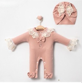 Resim Cayzen Brode İşlemeli Kız Tulum 1057254 - Pembe Pembe 