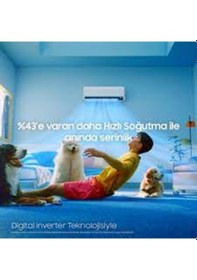Resim Samsung Wind Free Multi 1+4 AJ080TXJ4KH/EA 9+9+9+18 Iç 8 Kw Dış Ünite 