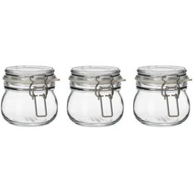 Resim Ikea Korken Kapaklı Kavanoz Cam 3'Lü 