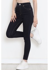Resim Mokashopin - Dar Paça Kot Pantolon Koyulaci - 18223.1431. 001 