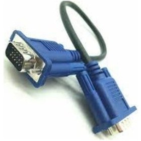 Resim 50 Cm Vga Kablo Kısa Vga Kablo Erkek Erkek Yarım Metre Vga Kablo 