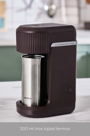 Resim Karaca Mono Walnut Brown Filtre Kahve Makinesi 