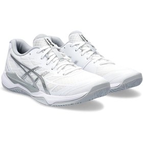 Resim Asics Gel Tactic 12 Kadın Voleybol Ayakkabısı 1072A092-100 Beyaz 