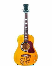 Resim El Yapımı 1/4 Ölçek Minyatür Elektro Akustik Gitar J160e 