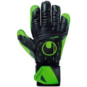 Resim Siyah - Yeşil - Beyaz Uhlsport Futbol Kaleci Eldiven Uhlsport Soft Advanced 101132401 Siyah 
