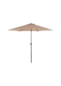 Resim Varese 270 Cm Metal Ayaklı Bahçe Şemsiyesi, 360 Döner, Ayarlanabilir Bej 