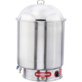 Resim Işıkgaz Silver Elektrikli 23 lt Süt Mısır Haşlama Kazanı Makinesi 