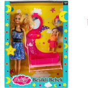 Resim Nessiworld Anlily Kutulu Beşikli Bebek 