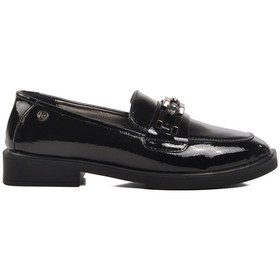 Resim Siyah Kırışık Kadın Casual Ayakkabı Pc-54271 Z Siyah Kırışık 