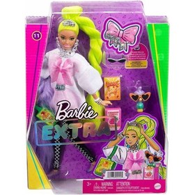 Resim Barbie Extra Neon Saçlı Bebek 