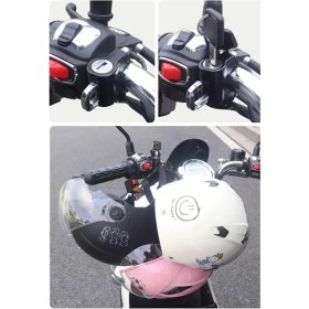 Resim Usin Üniversal Boyutu Ayarlanabilir Motosiklet Motor Bisiklet Kask Kilit Evrensel Uyumlu Kask Kilidi 