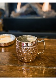 Resim Bakır Kupa Petekli Parlak Renk 