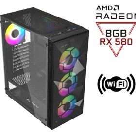 Resim CacheX XR07 İ5-10400F 32GB Ddr4 500GB SSD RX580 8gb 256BİT Oyuncu Masaüstü Bilgisayar 