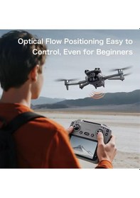 Resim T16 Drone 4k Çift Kameralı Büyük Ekran Kumandalı Wifi Fpv 360 Engel Algılama Katlanabilir Drone-1596 