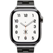 Resim Apple Watch 1-2-3 42mm Uyumlu Dayanıklı Metal Şerit Tasarım Kordon 
