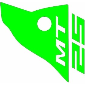 Resim Gogomoto Yamaha Mt-25 Uyumlu Yesıl Siperlik Sticker Set 