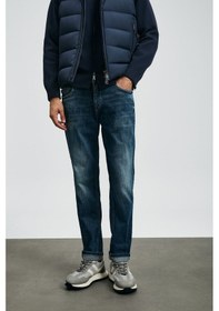 Resim Lufian Erkek Lukas Spor Slim Fit Jean Pantolon 112200231 Mavi Mavi 