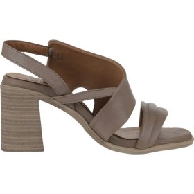 Resim Bueno Shoes Gri Deri Kadın Topuklu Sandalet 01WY3705 01WY3705 