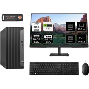 Resim Hp Pro Tower 400 G9 Intel Core I7 12700 20GB 256GB SSD GT730/4GB 21.5" Fhd Monitör Fdos 6U3M9EA Masaüstü Bilgisayar & Per4 USB Bellek 6U3M9EAMNT2316 