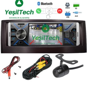 Resim Kingwin KW-2100 4"inç Oto Teyp Bluetooth/Usb/Aux/Sd Card Araba Teyibi 