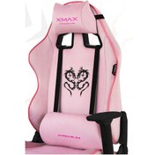 Resim Rio Balerion Terletmez Kadife Kumaş Pembe Gaming Oyuncu Koltuğu -8 Pembe 