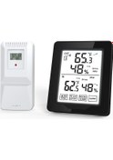 Resim Geeksen Kablosuz 3 Sensörlü İç/dış Sıcaklık Nem Ölçer - Alarmlı Ve Trend Göstergeli 112 Karakter 