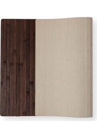 Resim Bambu Çok Amaçlı Kaymaz Tabanlı Paspas Kahverengi 