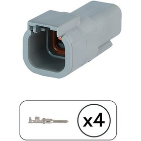 Resim Dtm04-4p Dişi Konnektör 4 Pin Kablosuz 