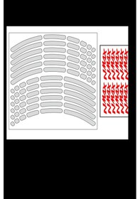 Resim Yamaha Reflektör Beyaz I Nmax Jant Şeridi 