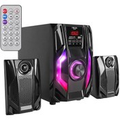 Resim Mikado MD-415BT 2+1 20W Siyah Multimedya FM/BT/SD/USB Speaker Hoparlör Mikado MD-415BT 2+1 20W Siyah Multimedya FM/BT/SD/USB Speaker Hoparlör
