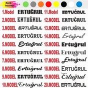 Resim Size Özel Isim Yazı Oto Sticker Araba Cam Etiketi 